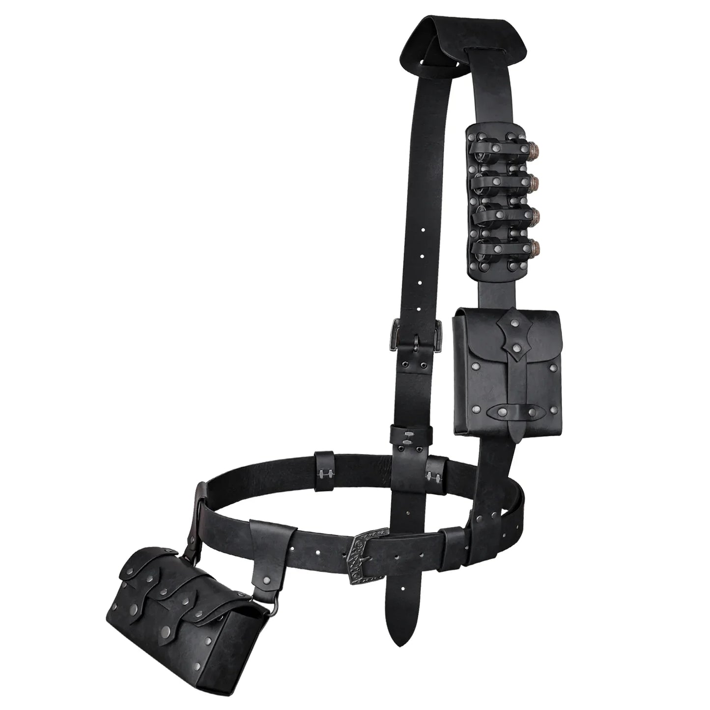 7 PCs Medieval Baldric Tactical Belt