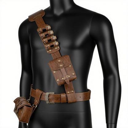 7 PCs Medieval Baldric Tactical Belt