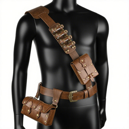 7 PCs Medieval Baldric Tactical Belt