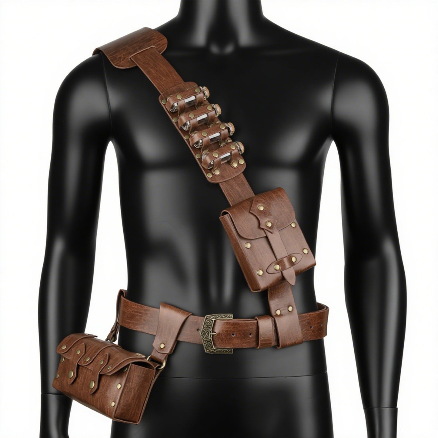 7 PCs Medieval Baldric Tactical Belt