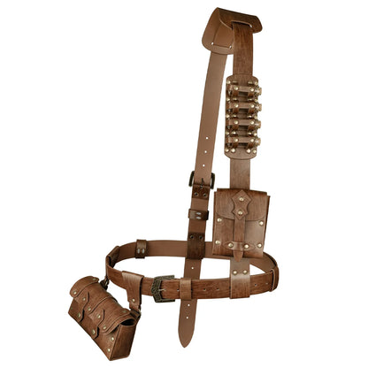 7 PCs Medieval Baldric Tactical Belt