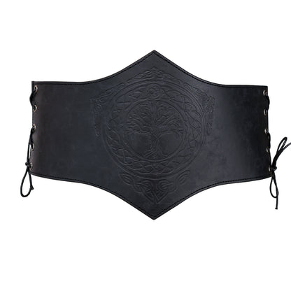 Women Faux Leather Corset Belt