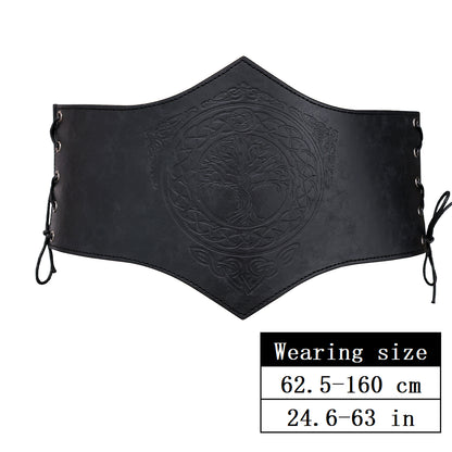 Women Faux Leather Corset Belt