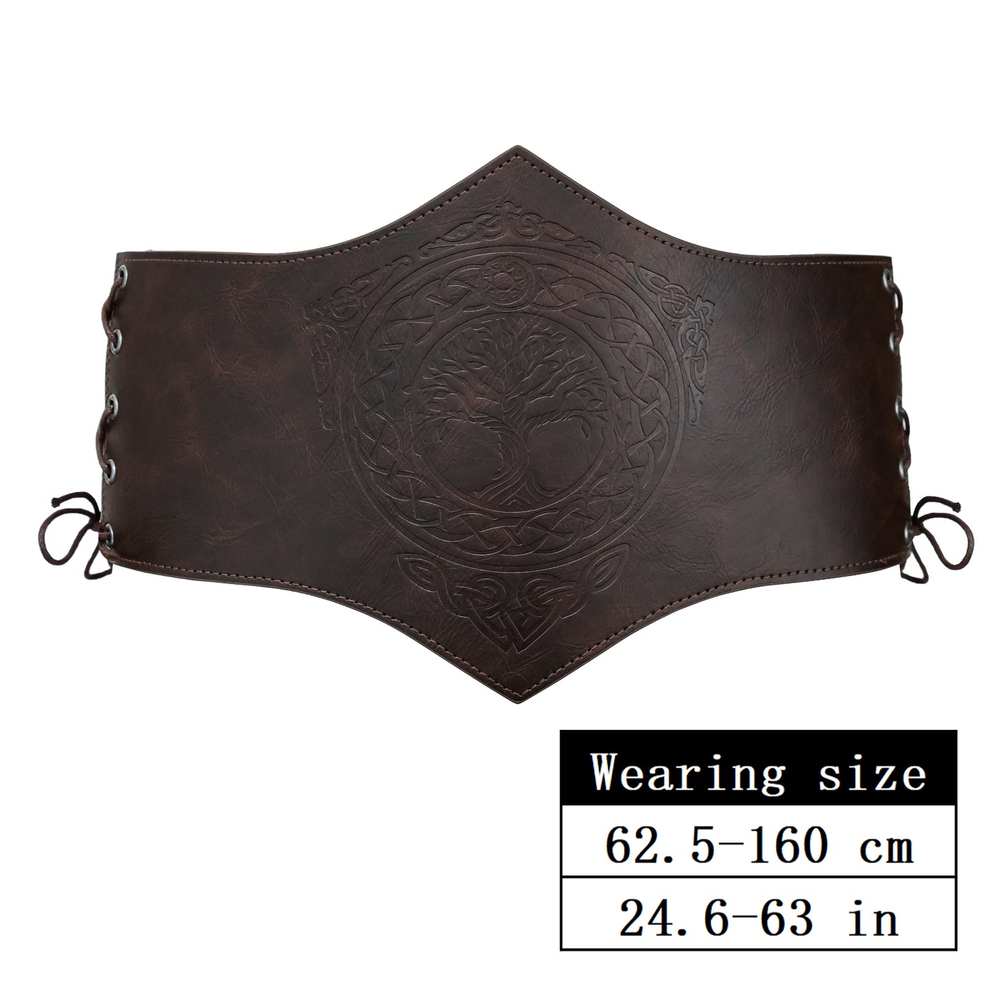 Women Faux Leather Corset Belt
