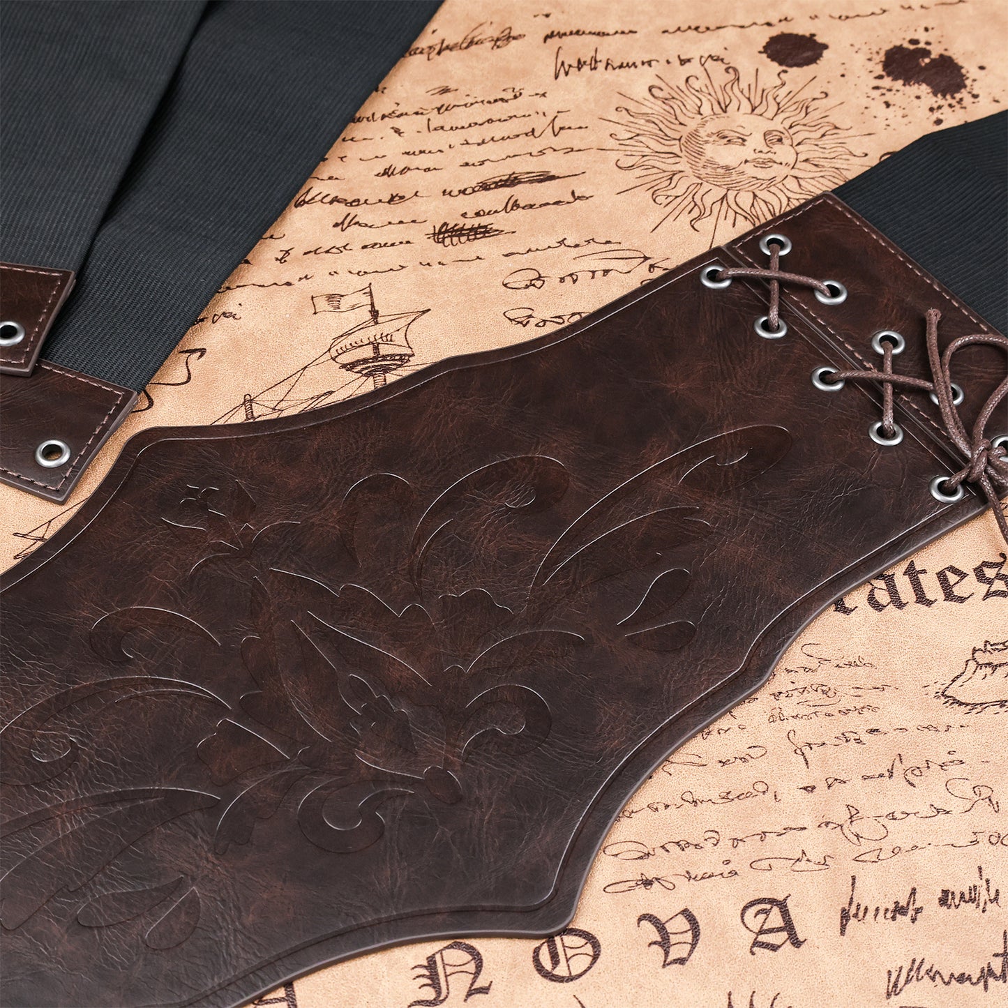 Women Faux Leather Corset Belt