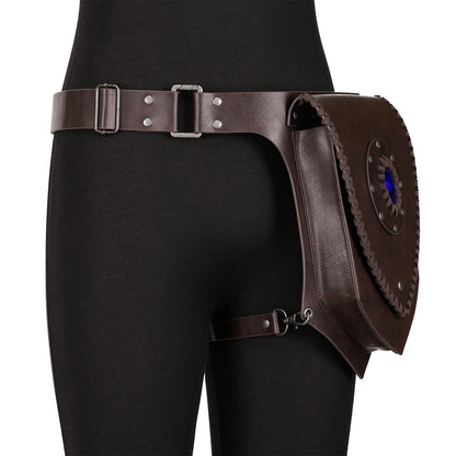Medieval Faux Leather Thigh Bag