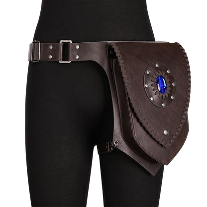 Medieval Faux Leather Thigh Bag