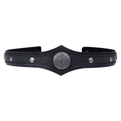 Alchemy Faux Leather Headpiece