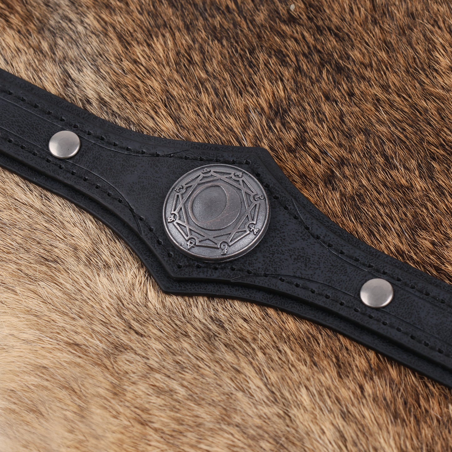 Alchemy Faux Leather Headpiece