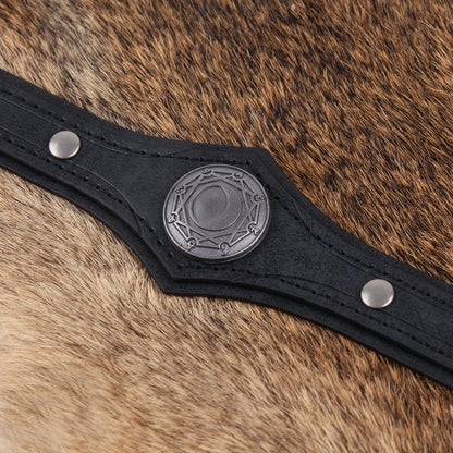 Alchemy Faux Leather Headpiece