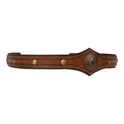 Alchemy Faux Leather Headpiece