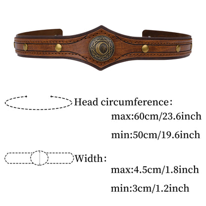 Alchemy Faux Leather Headpiece