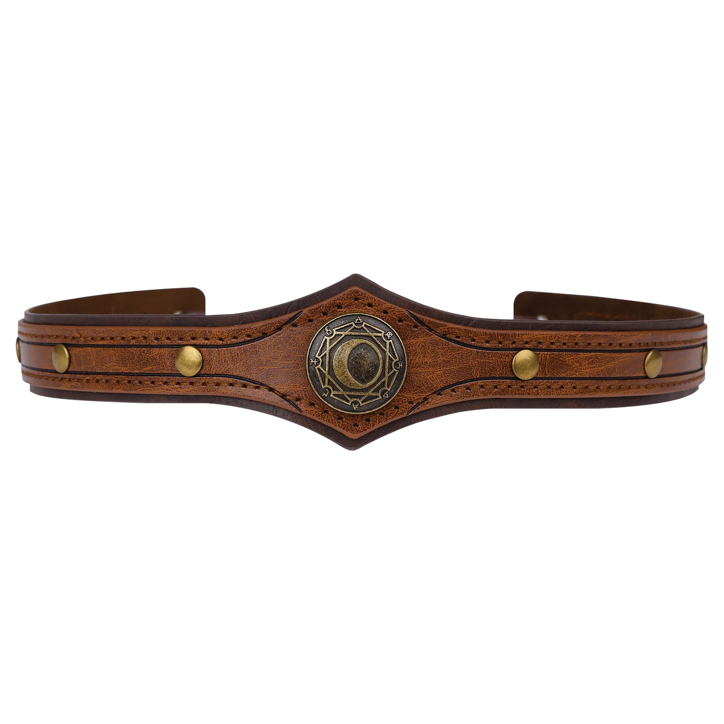 Alchemy Faux Leather Headpiece