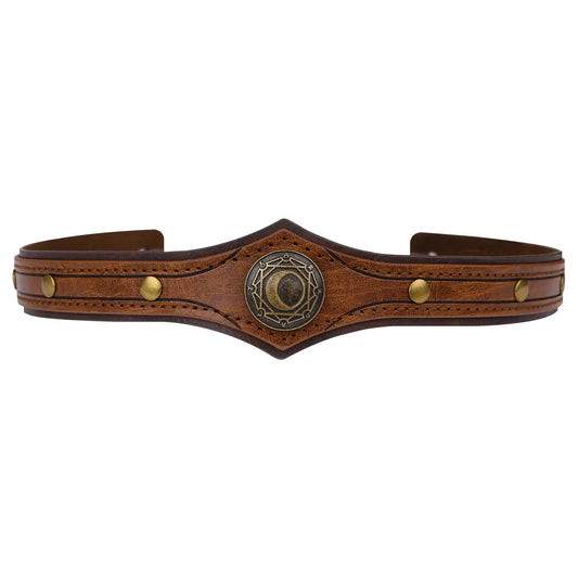 Alchemy Faux Leather Headpiece