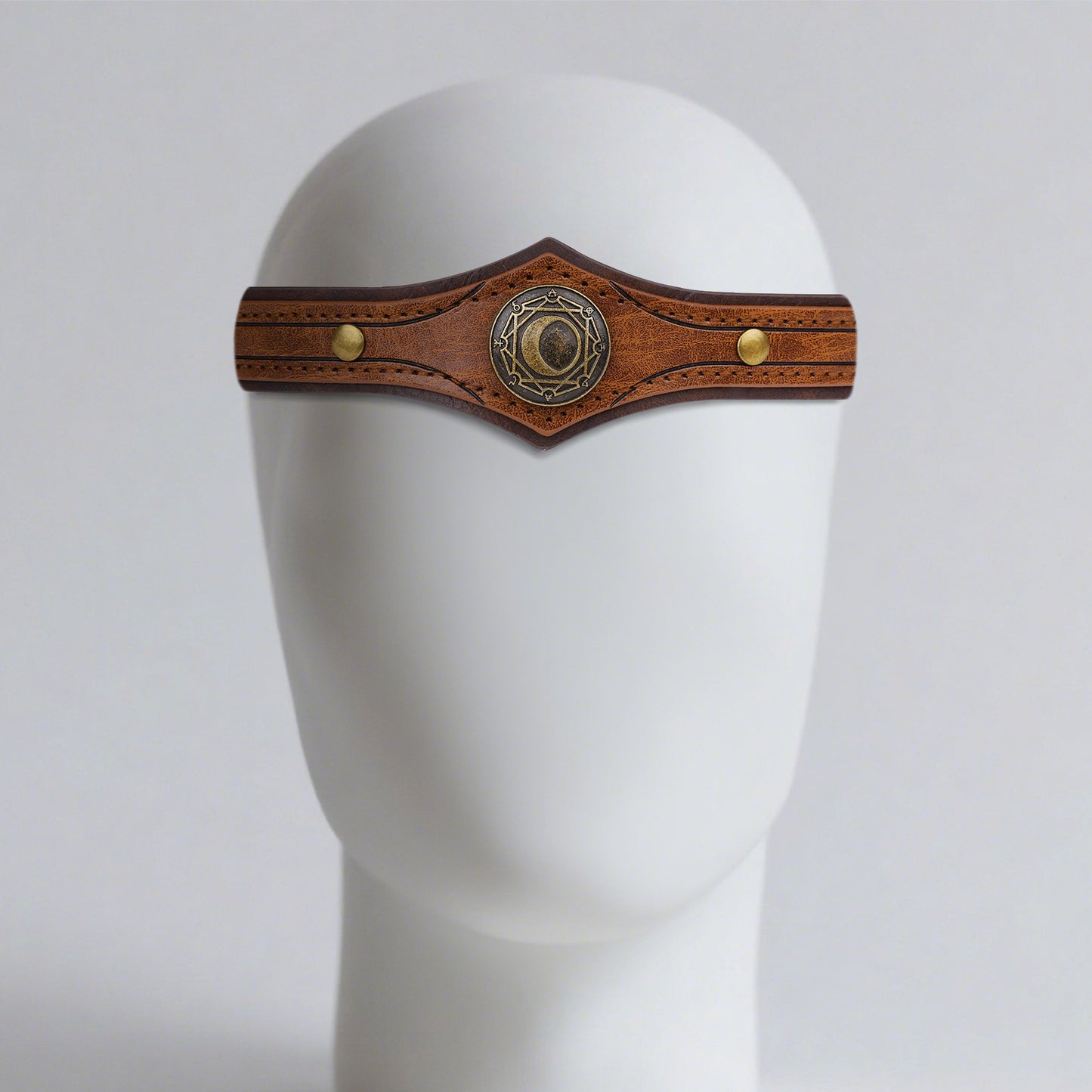 Alchemy Faux Leather Headpiece