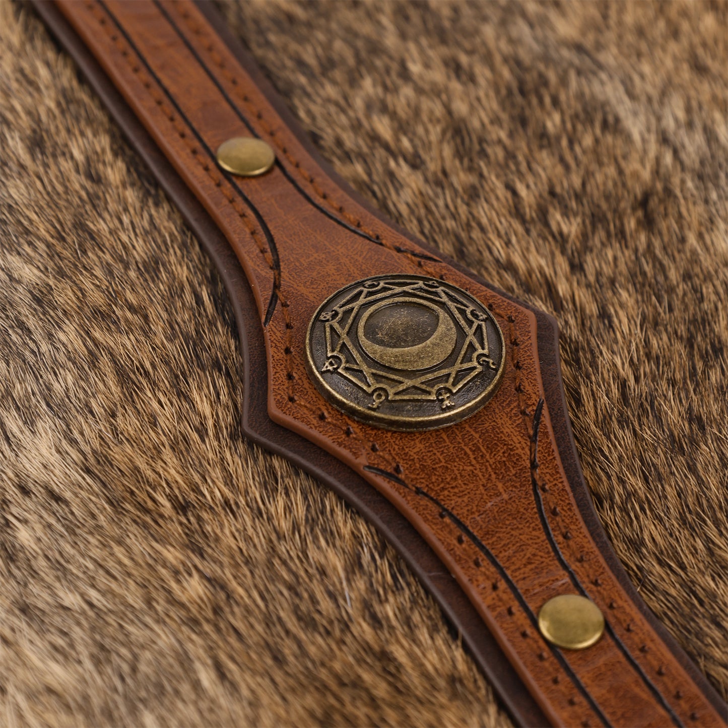 Alchemy Faux Leather Headpiece