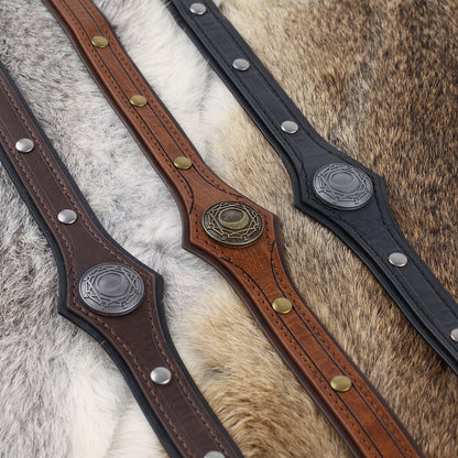 Alchemy Faux Leather Headpiece