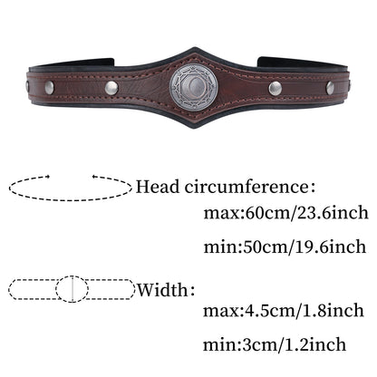 Alchemy Faux Leather Headpiece