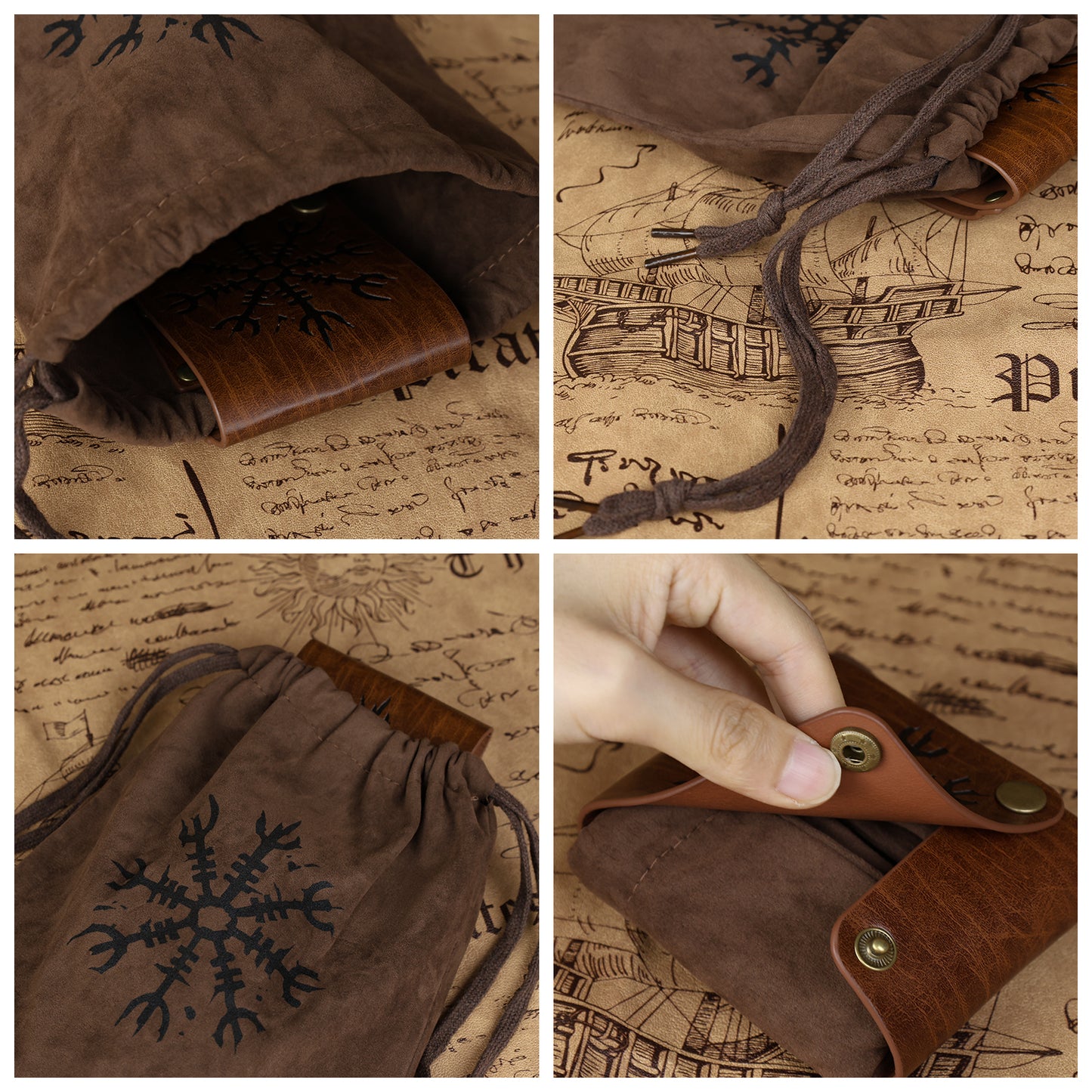 Embossed Foraging Bag Belt Pouch