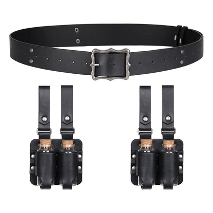 3PCs Medieval Alchemy Belt Potion Bottle