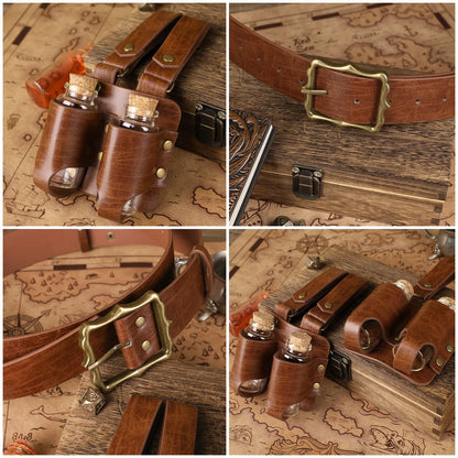 3PCs Medieval Alchemy Belt Potion Bottle