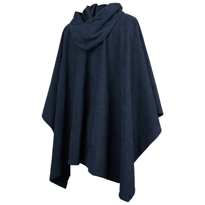 Kids Medieval Hooded Cloak with Adjustable Brooch - Corduroy Cape