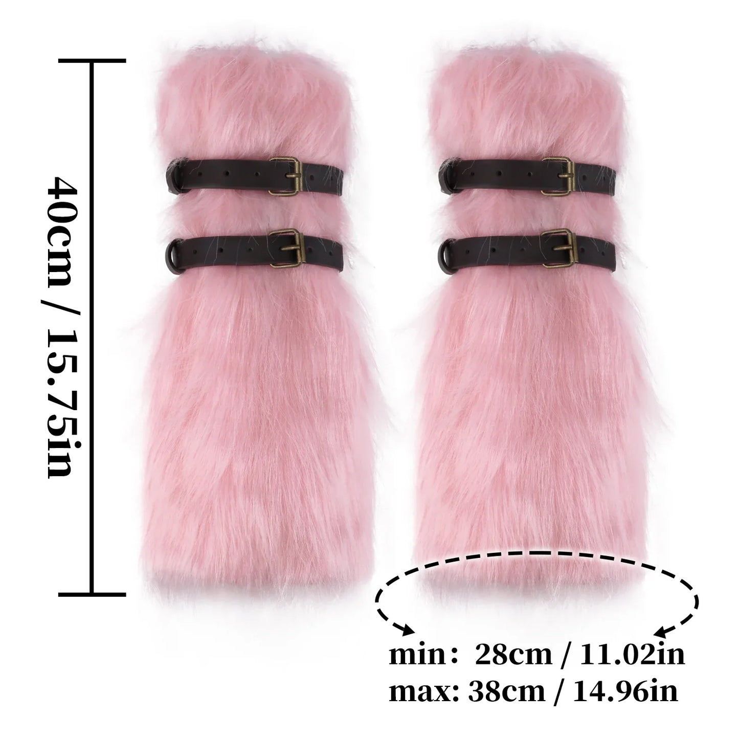 Faux Fur Fuzzy Leg Warmers