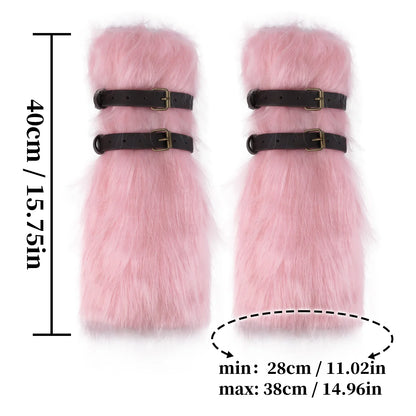 Faux Fur Fuzzy Leg Warmers