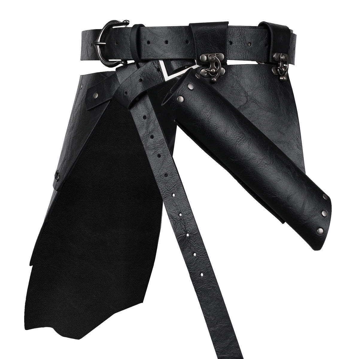 HiiFeuer Medieval Asymmetrical Thigh Armor