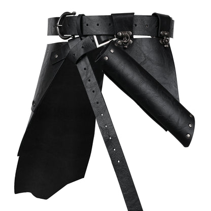 HiiFeuer Medieval Asymmetrical Thigh Armor