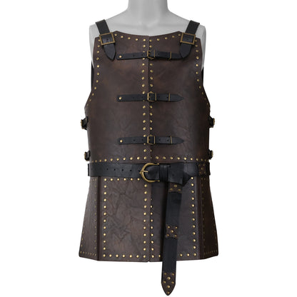 Medieval Faux Leather Chest Armor