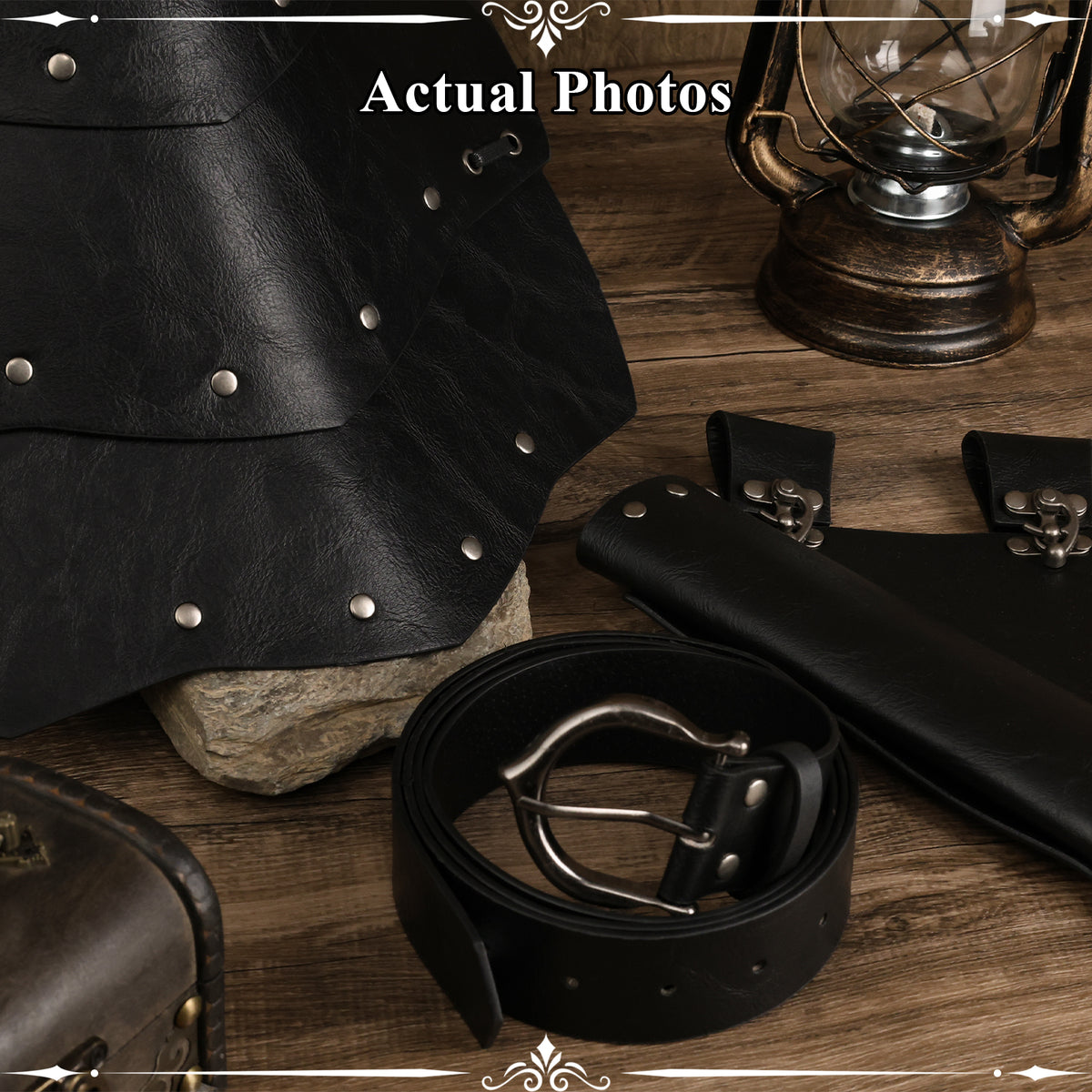 HiiFeuer Medieval Asymmetrical Thigh Armor