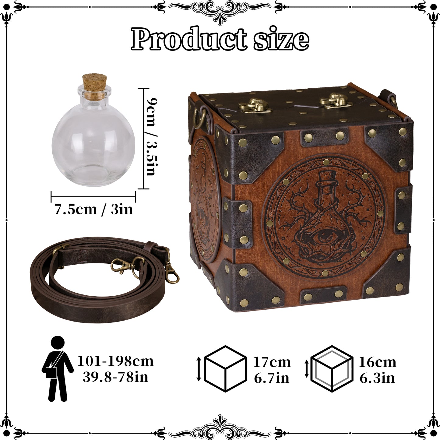 HiiFeuer Medieval Alchemist Crossbody Bag