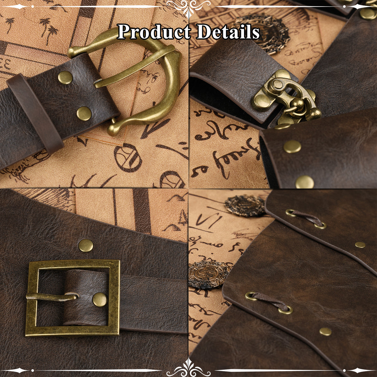 HiiFeuer Medieval Asymmetrical Thigh Armor