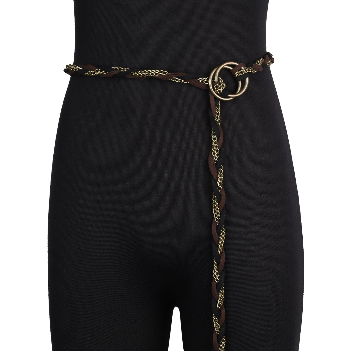 HiiFeuer Medieval Braided Chain Belt