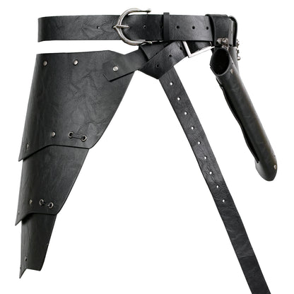 HiiFeuer Medieval Asymmetrical Thigh Armor