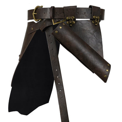 HiiFeuer Medieval Asymmetrical Thigh Armor