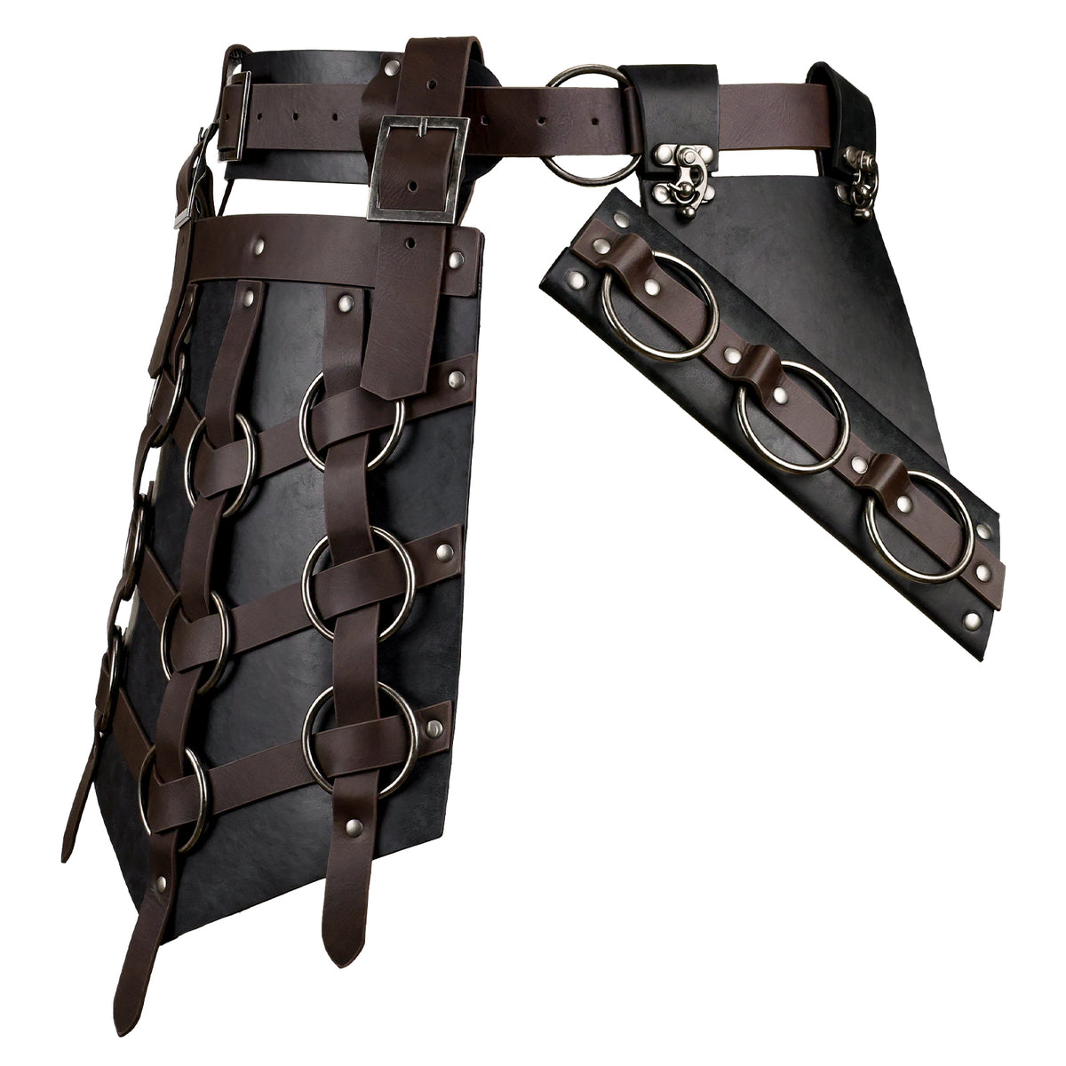 HiiFeuer Medieval Asymmetrical Thigh Armor
